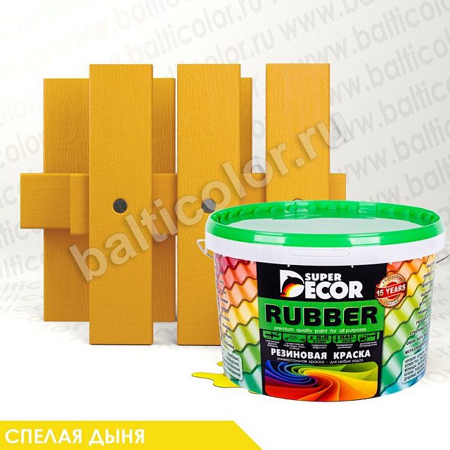 Резиновая краска «Спелая дыня» — Super Decor Rubber